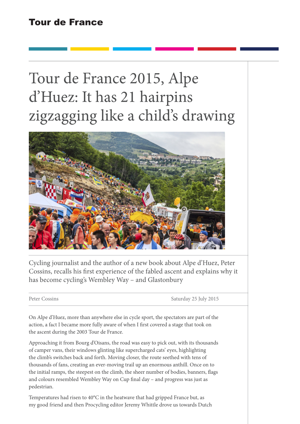 Tour De France 2015, Alpe D'huez