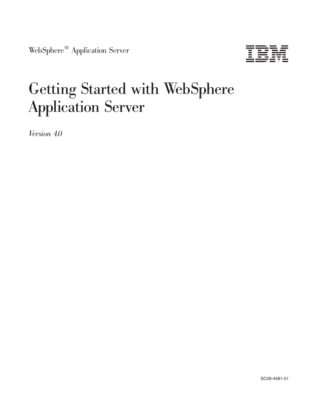 Getting Started with Websphere Application Server