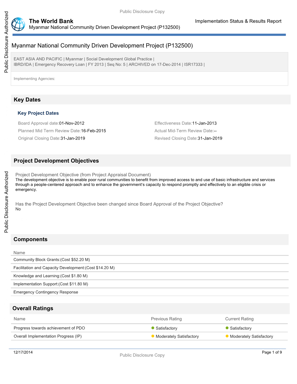 Implementation Status & Results Report