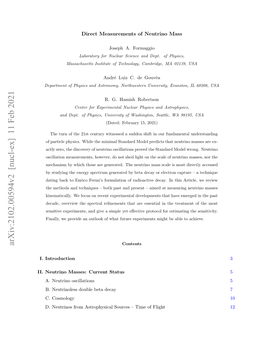 Arxiv:2102.00594V2 [Nucl-Ex] 11 Feb 2021 Contents