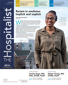 Racism in Medicine: Implicit and Explicit
