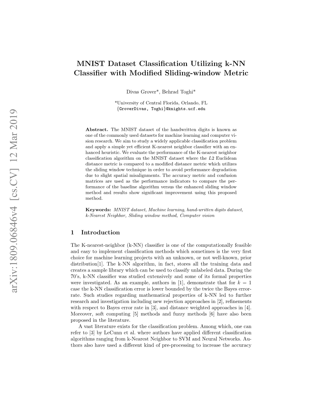 Arxiv:1809.06846V4 [Cs.CV] 12 Mar 2019 Rate