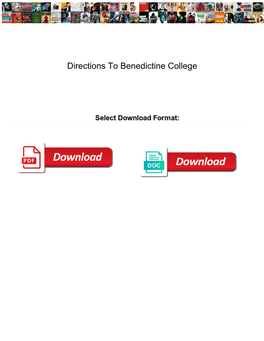 Directions to Benedictine College