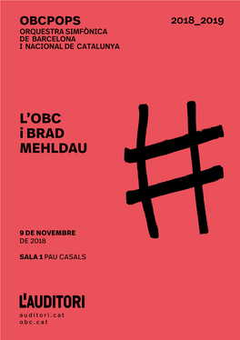 L'obc I BRAD MEHLDAU