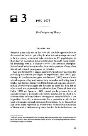Latham (2007, Work Motivation) -- Ch3, the Emergence of Theory.Pdf