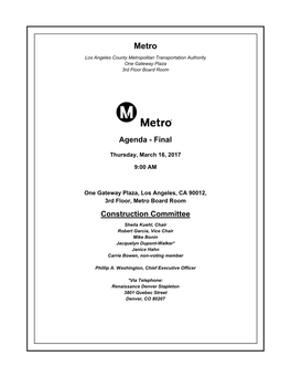 Rosecrans/Marquardt Grade Separation Project Working Project Estimate: $155.3 M Phase Completion: June 2022