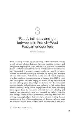 'Race', Intimacy and Go- Betweens in French–West Papuan Encounters