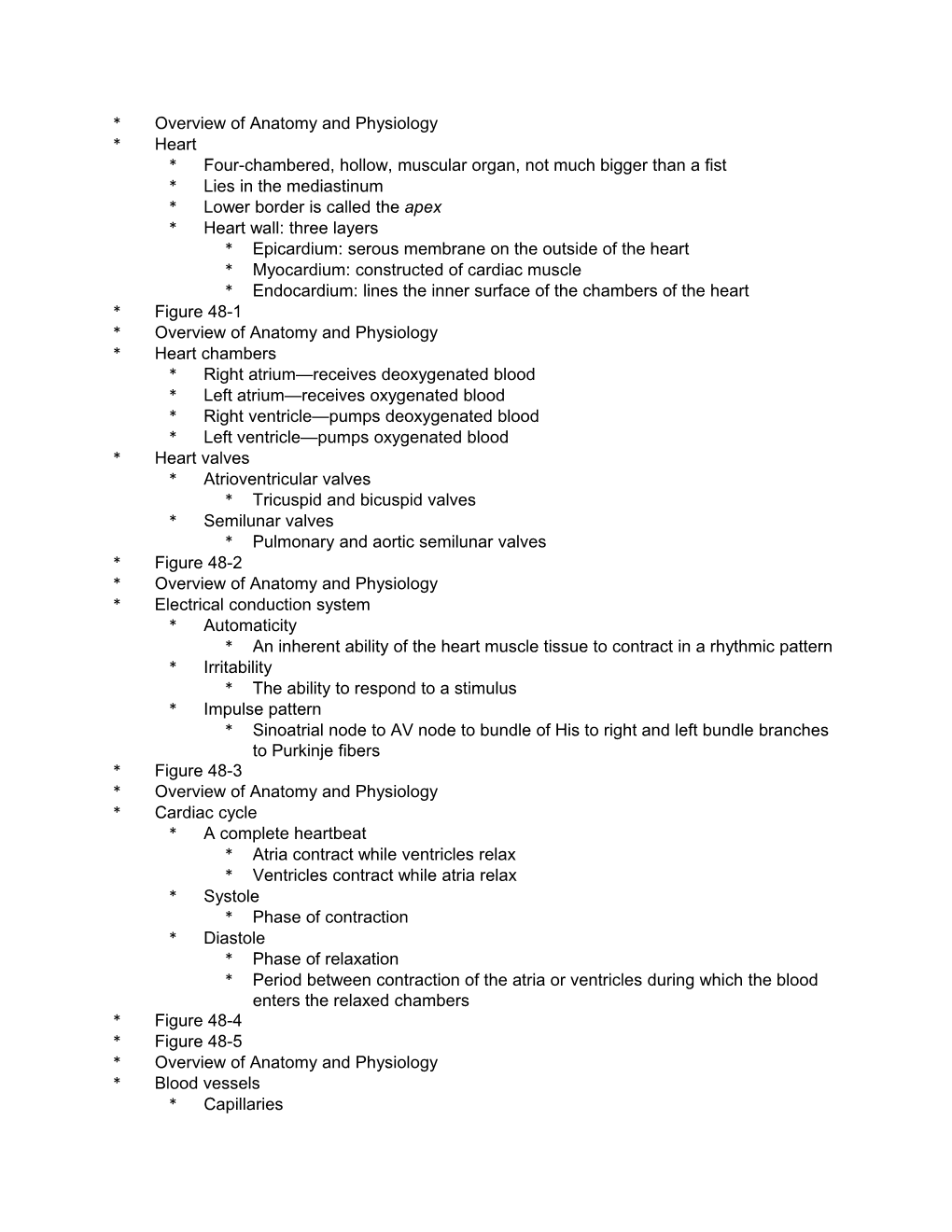 Overview of Anatomy and Physiology