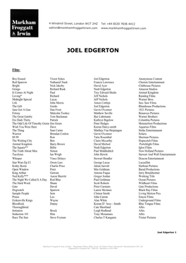 Joel Edgerton