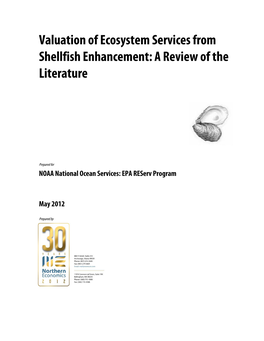 Valuation of Ecosystem Services from Shellfish Enhancement: a Review of the Literature