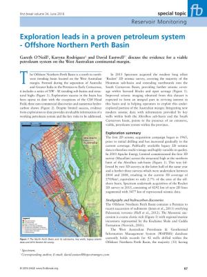 Offshore Northern Perth Basin