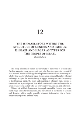 ISHMAEL and HAGAR AS TYPES for the PEOPLE of ISRAEL Paulo Bechara