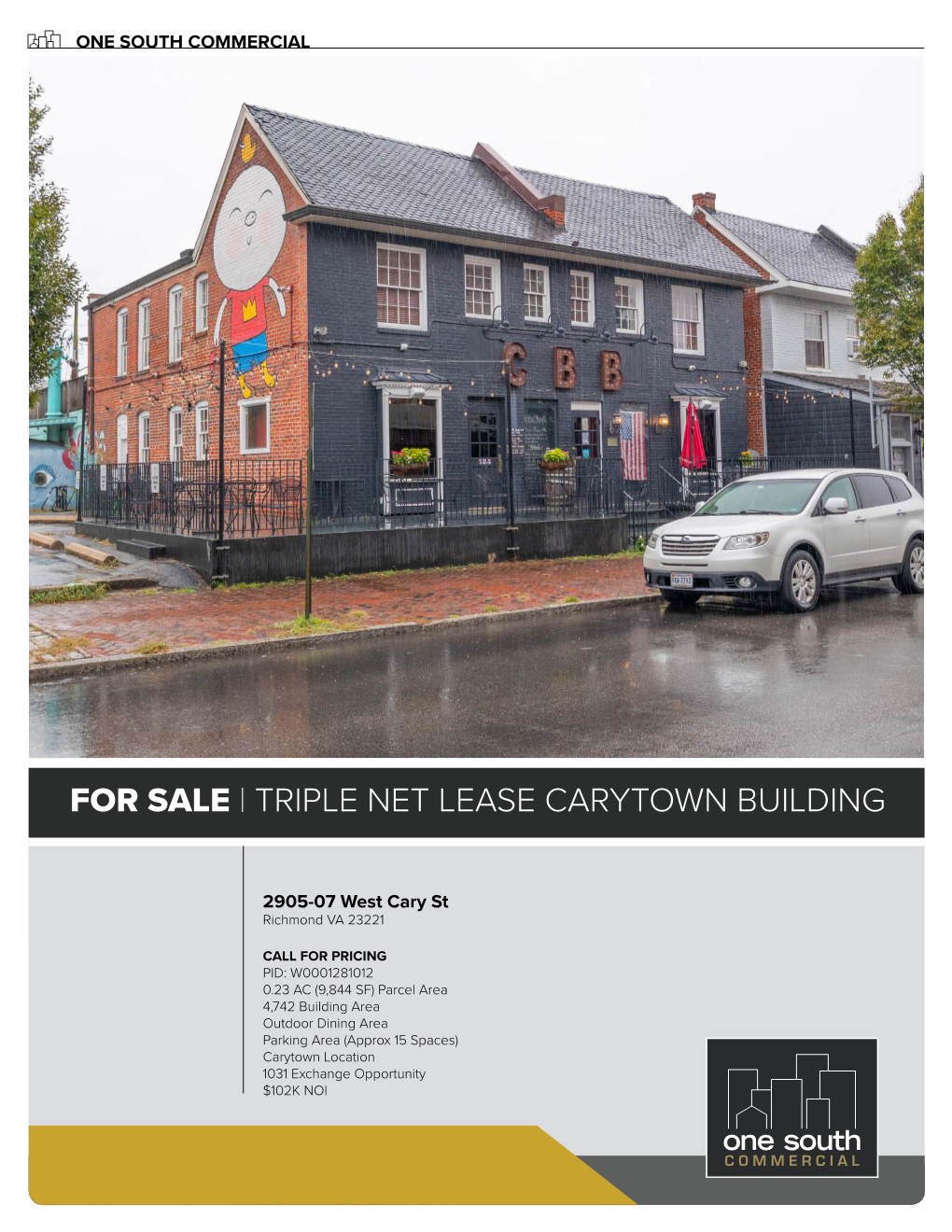 Triple Net Lease Carytown Building