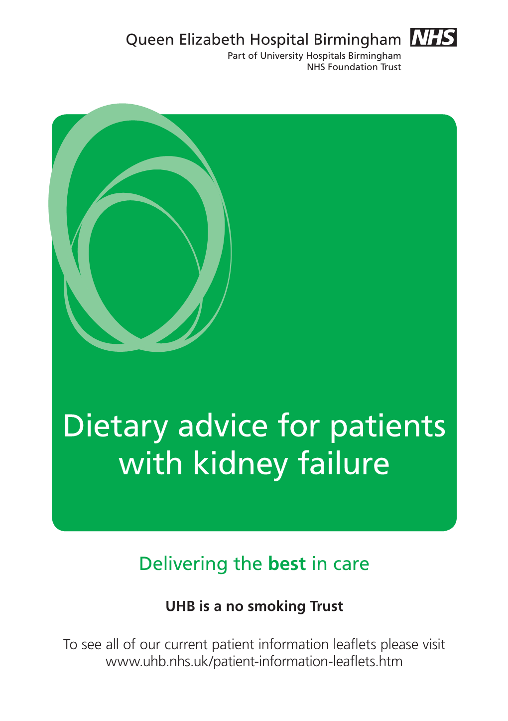 Dietary Advice for Patients with Kidney Failure