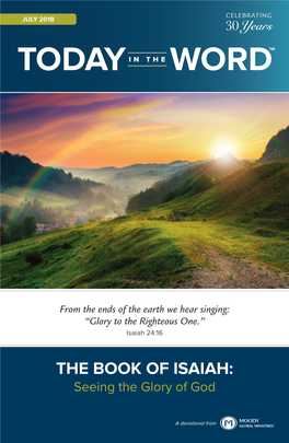 THE BOOK of ISAIAH: Seeing the Glory of God