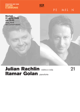 Julian Rachlin Violino E Viola Itamar Golan Pianoforte 21