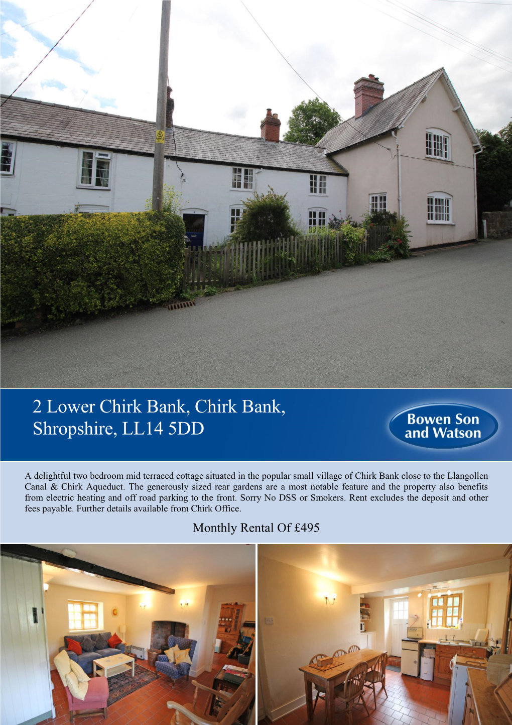 2 Lower Chirk Bank, Chirk Bank, Shropshire, LL14 5DD