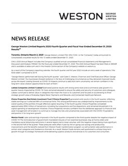 English GWL Press Release Q4 2020