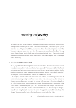 Knowing the Country