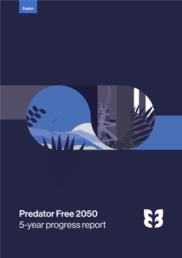 Predator Free 2050 5-Year Progress Report