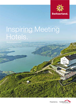 Inspiring Meeting Hotels 2019