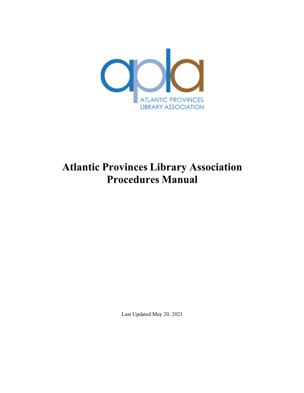 Procedures Manual (Last Updated June 2021)