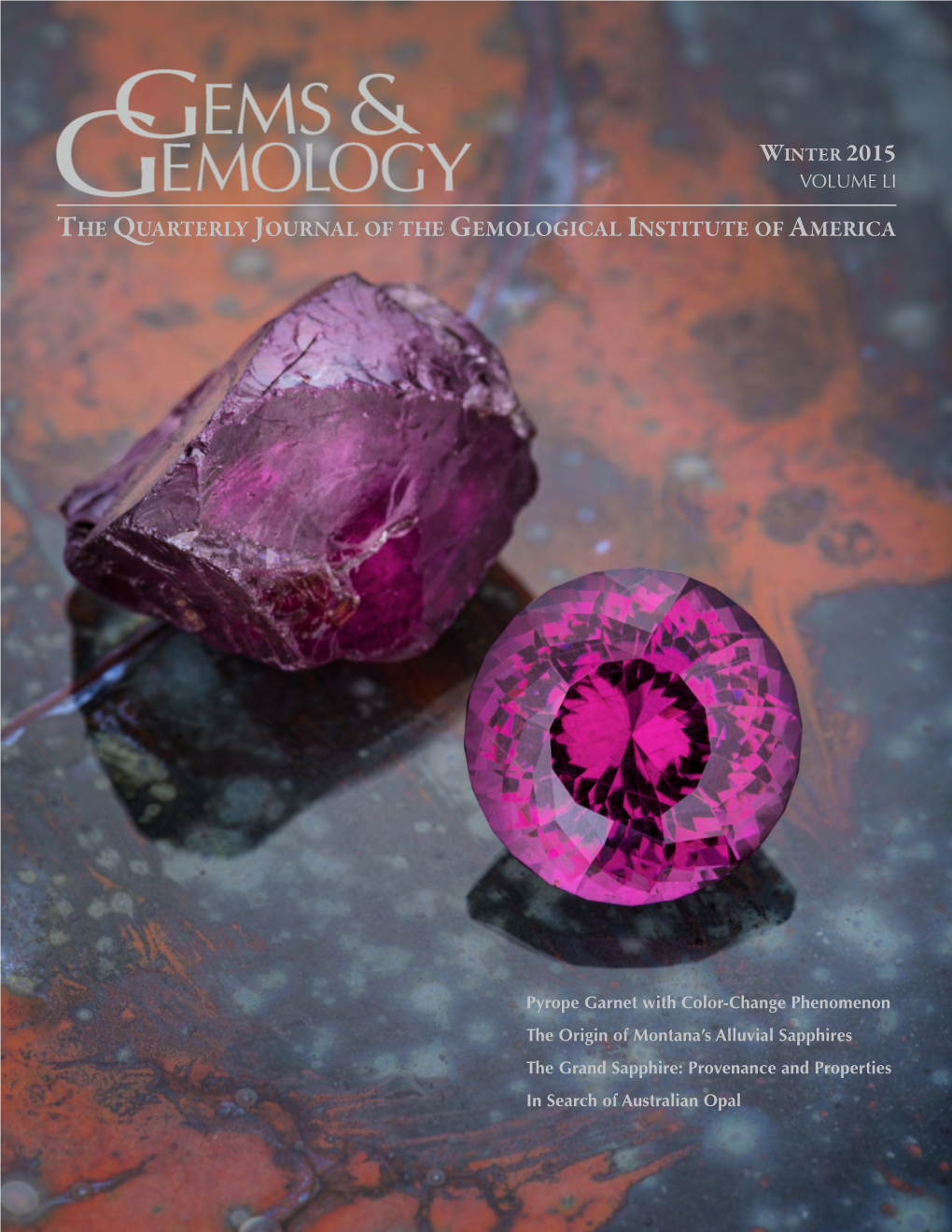 Winter 2015 Gems & Gemology