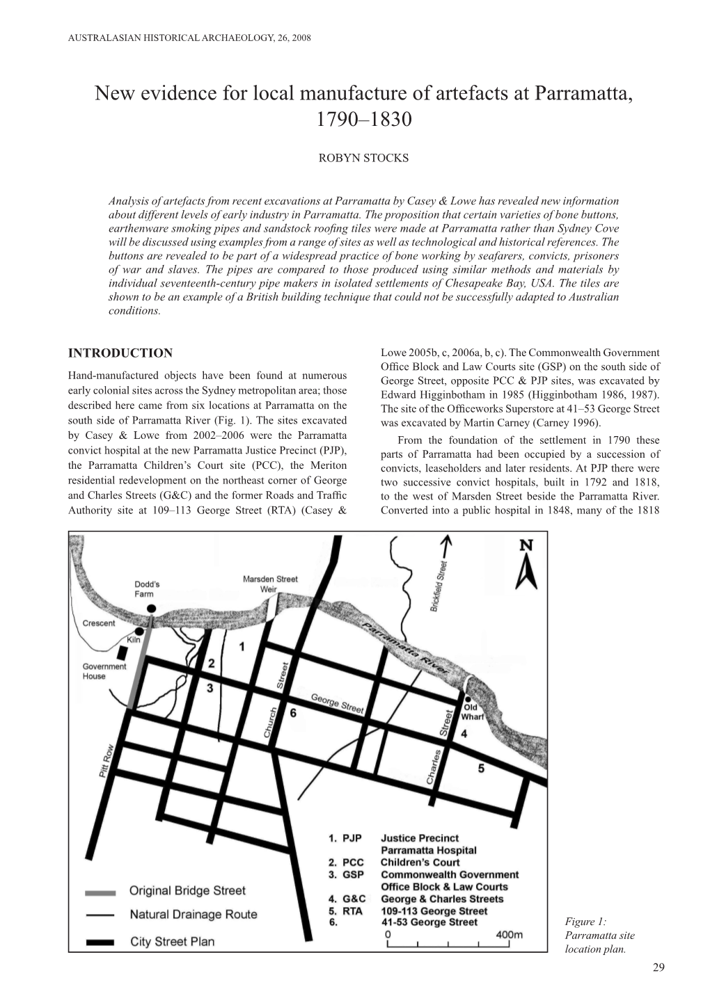 New Evidence for Local Manufacture of Artefacts at Parramatta, 1790–1830