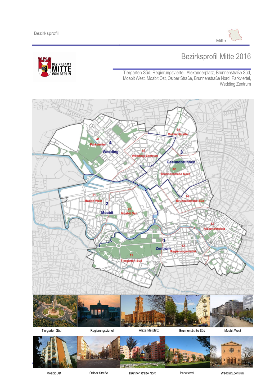 Bezirksprofil Mitte 2016