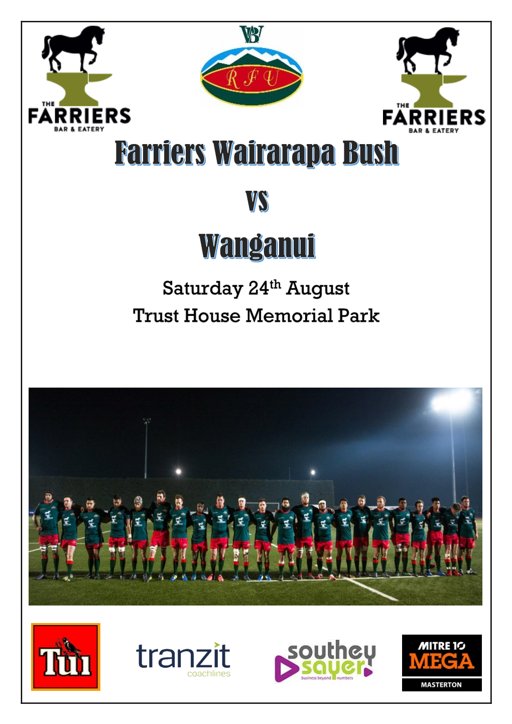 Saturday 24Th August Trust House Memorial Park