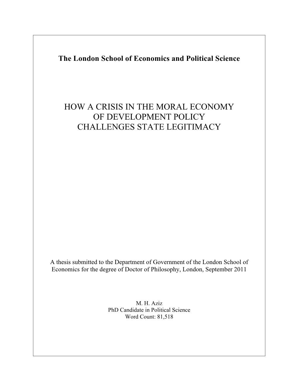 ***MARCH 2012** Revised LSE PHD W Minor Corrections