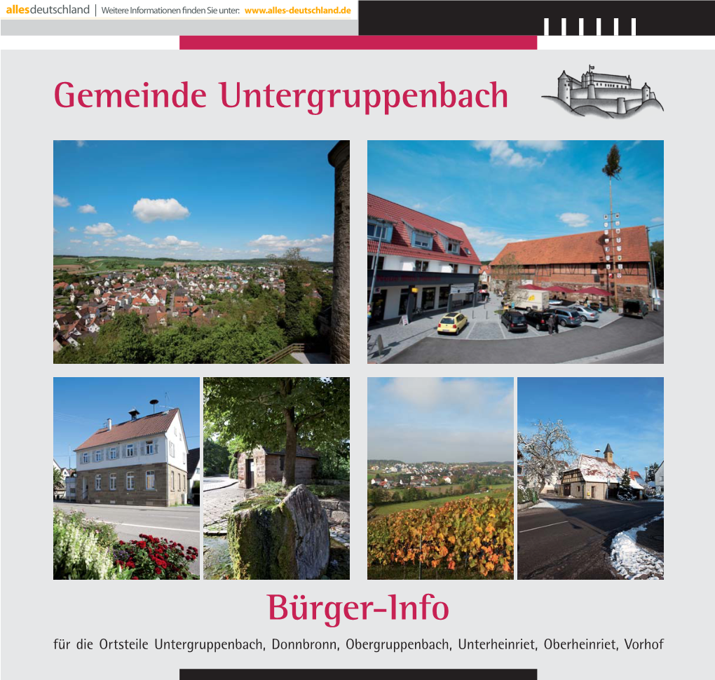 Gemeinde Untergruppenbach Bürger-Info