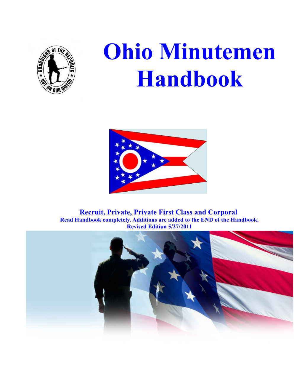 Ohio Minutemen Handbook