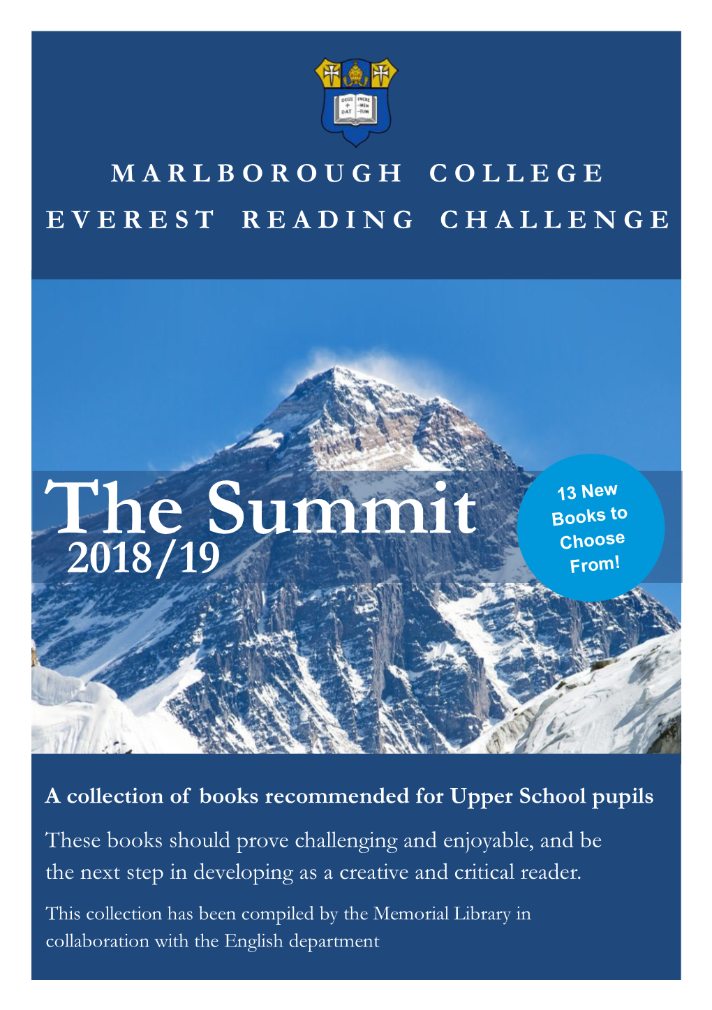 The Summit Books to Choose 2018/19 From!