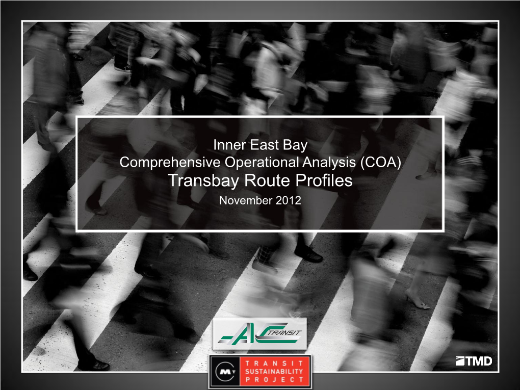 Transbay Route Profiles
