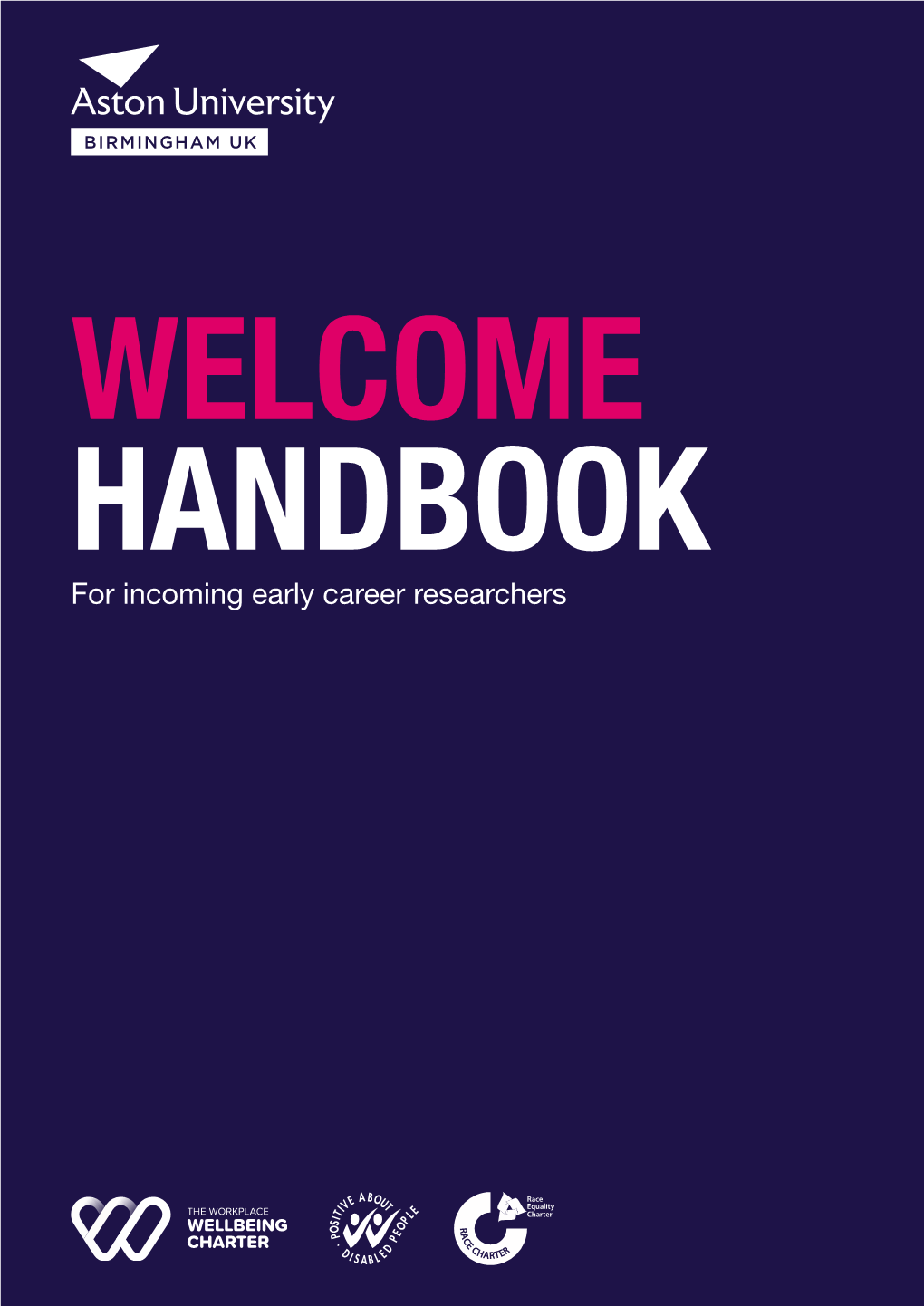 For Incoming Early Career Researchers CONTENTS