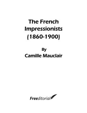 The French Impressionists (1860-1900)