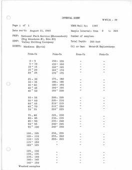 Interval Sheet Wwcr - 39