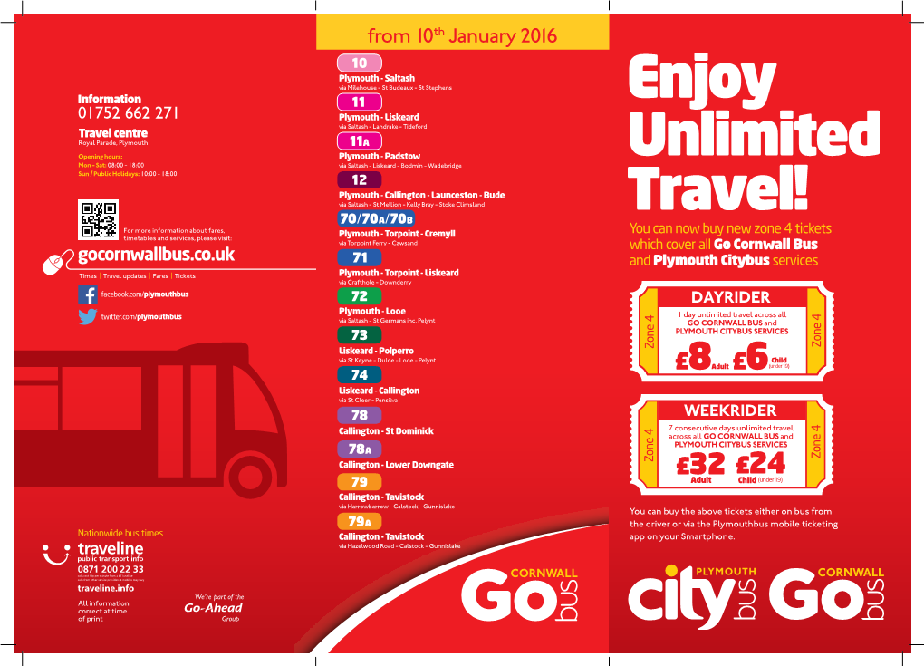 Enjoy Unlimited Travel!