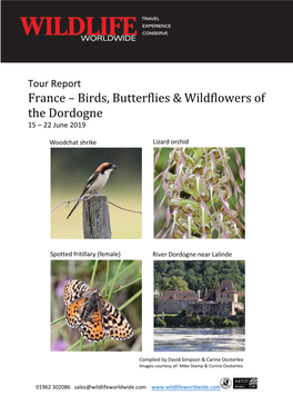 Birds, Butterflies & Wildflowers of the Dordogne