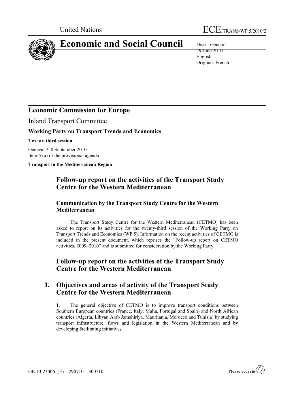 Economic Commission for Europe s23