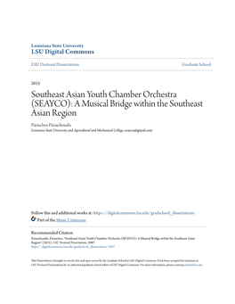 Southeast Asian Youth Chamber Orchestra