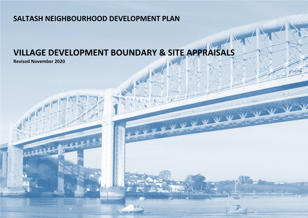 Saltash NDP Village Development Boundary & Site Appraisals