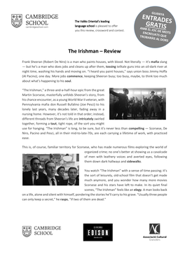 The Irishman – Review