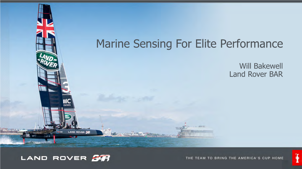 Marine Sensing for Elite Performance