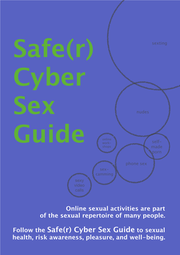 Cyber Sex Guide to Sexual Health, Risk Awareness, Pleasure, and Well-Being