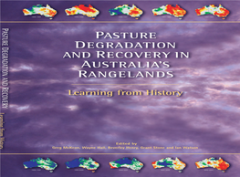 Pasture Degradation and Recovery in Australia's