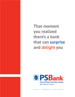 That Moment You Realized There's a Bank That Can Surprise and Delight