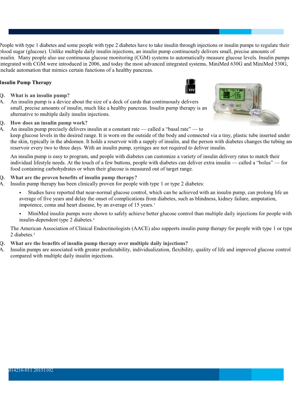 Q. How Does an Insulin Pump Work?