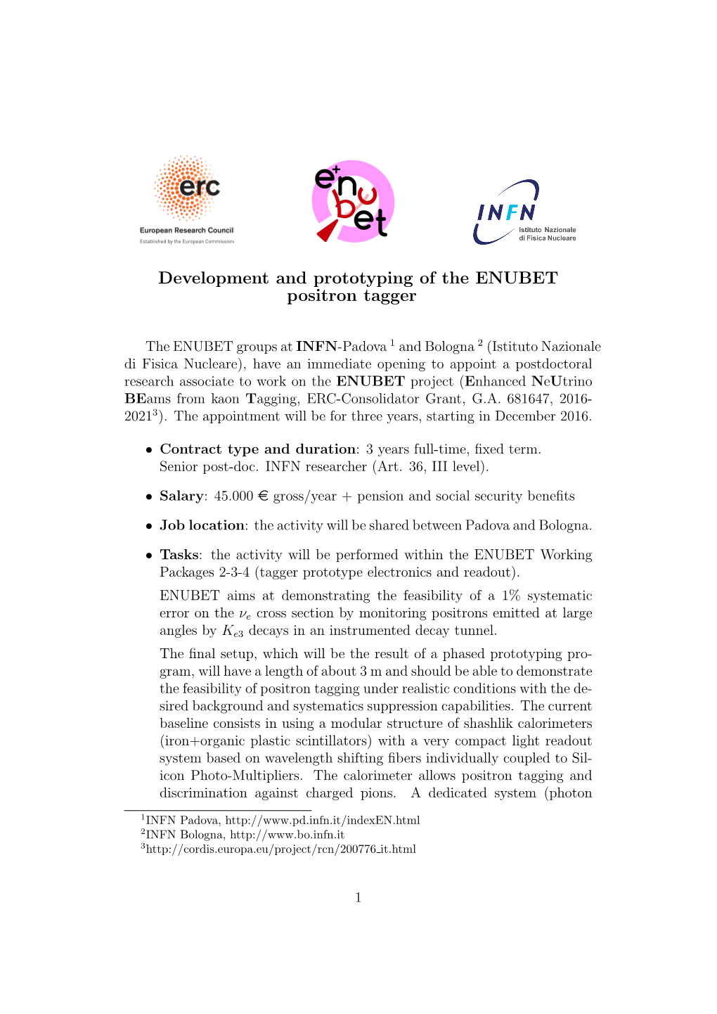 Development and Prototyping of the ENUBET Positron Tagger